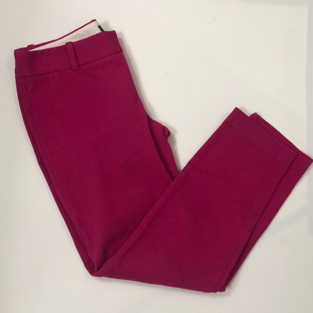 J crew factory pink city stretch pants